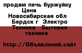 продам печь буржуйку › Цена ­ 3 500 - Новосибирская обл., Бердск г. Электро-Техника » Бытовая техника   